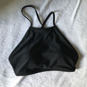 Aerie high neck halter bikini top